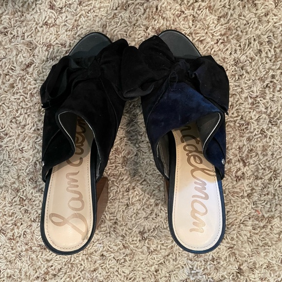 Sam Edelman Yumi Black Suede Mule - Picture 2 of 8